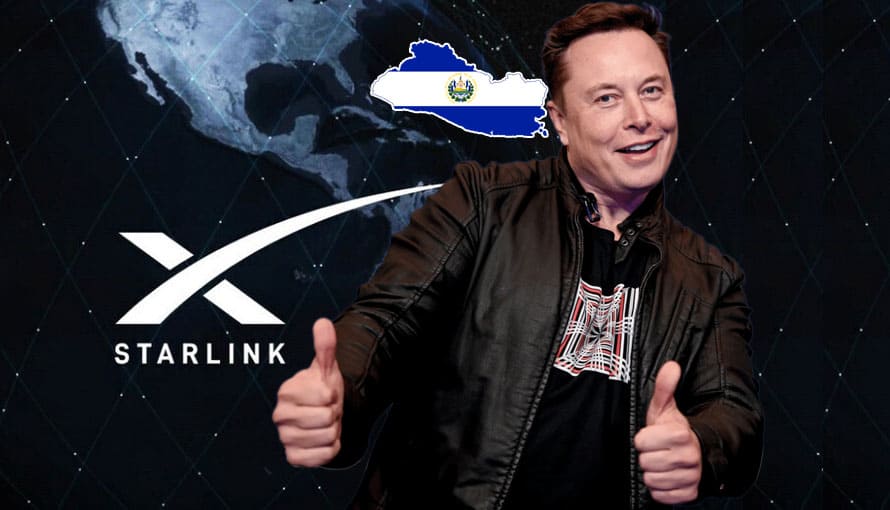 Elon Musk muestra interés por ofrecer su internet satelital a El Salvador