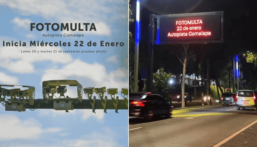 Fotomultas en Autopista Comalapa estarán activas a partir de mañana